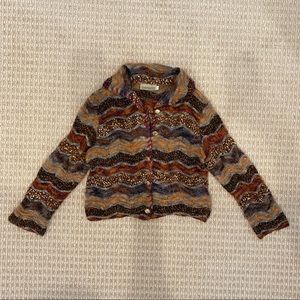 Funky Vintage Cardigan Sweater